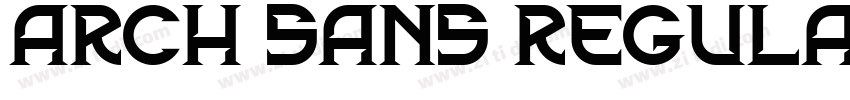 arch sans regular字体转换